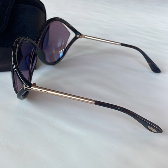 Tom Ford Liora sunglasses pink lens